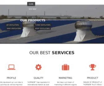 Windventilators.in(Wind Ventilator Manufacturers) Screenshot