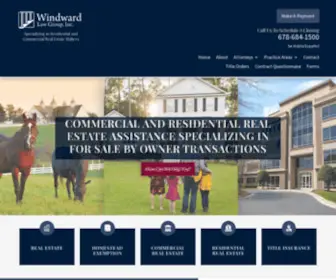 Windwardlaw.com(Alpharetta Real Estate Attorney) Screenshot