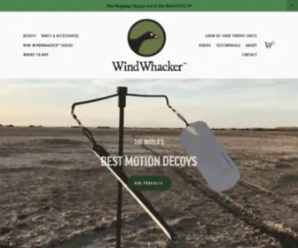 Windwhacker.com(The Worlds Best Motion Decoys) Screenshot