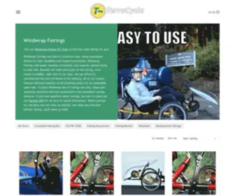 Windwrap.com(Mueller Human Power Recumbent Fairings and Bicycle Windscreens) Screenshot