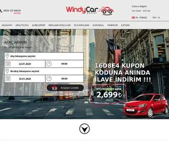 Windycar.com.tr(WindyCar Rent A Car Ara) Screenshot