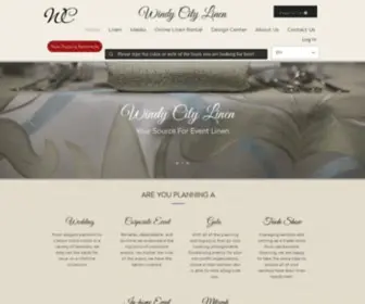 Windycitylinen.com(Windy City Linen) Screenshot