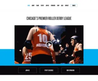 Windycityrollers.com(Windy City Rollers) Screenshot