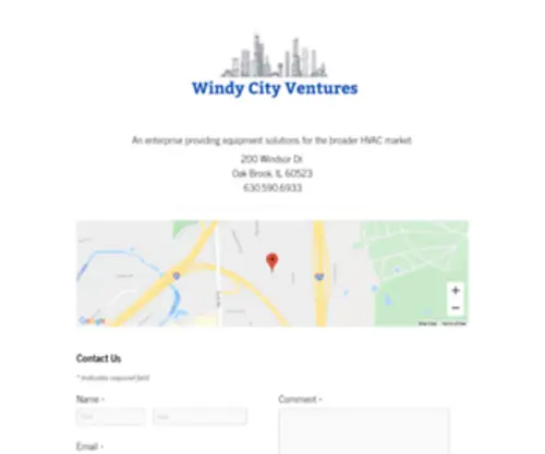 Windycityventures.com(Windy City Ventures) Screenshot