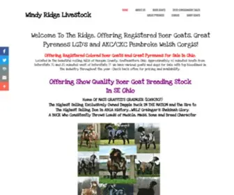 Windyridgelivestock.com(Windy Ridge Livestock) Screenshot