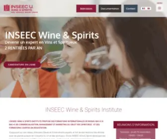 Wine-Institute.com(INSEEC Wine & Spirits propose des formations Bac+3 à Bac+5) Screenshot