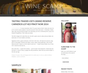 Wine-Scamp.com(Wine, wine, wine, and more wine) Screenshot