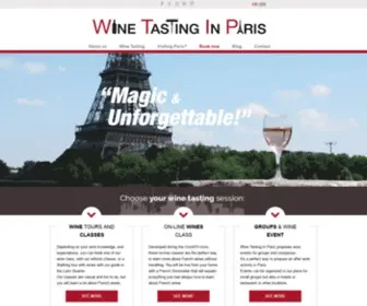 Wine-Tasting-IN-Paris.com(Wine Tasting In Paris) Screenshot