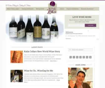 Wine-ZAG.com(The Wine Blog For Tasting and Telling) Screenshot