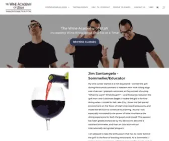 Wineacademyofutah.com(Increasing wine knowledge..one sip at a time) Screenshot