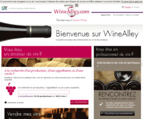 Winealley.com(Winealley) Screenshot