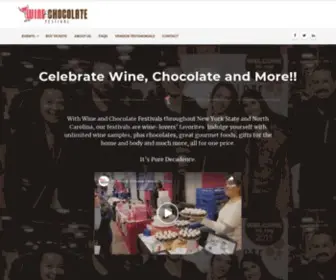 Wineandchocolatefestivals.com(Wine & Chocolate Festival) Screenshot