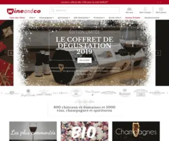 Wineandco.com(ACHAT VIN en ligne avec plus de 5000 VINS EN STOCK) Screenshot