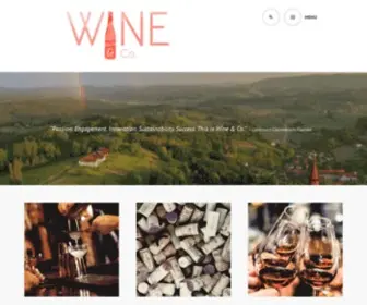 Wineandcollc.com(Wine loves company) Screenshot