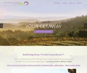 Wineanddinetour.com(Napa Wine Tours and Events) Screenshot