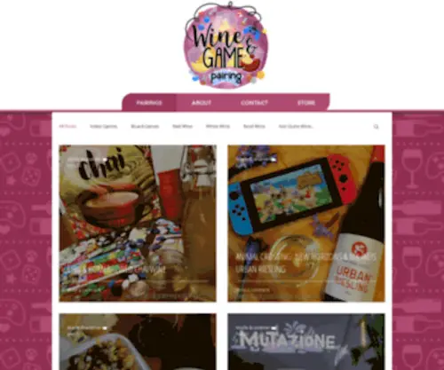 Wineandgamepairing.com(Wine and Game Pairings) Screenshot