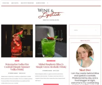 Wineandlipstick.com(Wineandlipstick) Screenshot