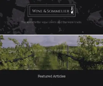 Wineandsommelier.com(Wine & Sommelier) Screenshot