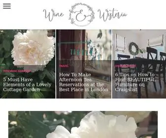 Wineandwisteria.com(Perennial Gardens) Screenshot