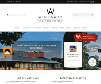 Wineaway.com.au(Home) Screenshot