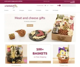 Winebasket.com(Wine Basket Delivery) Screenshot