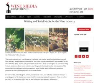 Winebloggersconference.org(Wine Media Conference) Screenshot
