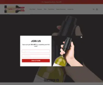 Winebottletool.com(Premium Vacuum Wine Bottle Stopper) Screenshot