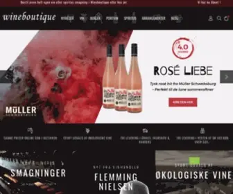 Wineboutique.dk(Wineboutique) Screenshot