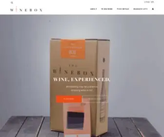 Winebox.jp(Create an Ecommerce Website and Sell Online) Screenshot