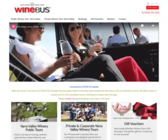 Winebus.com.au(Yarra Valley Wine and Winery Day Tours From Melbourne) Screenshot