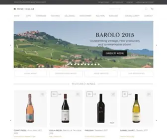 Winecellar.co.za(Fine Wine Merchants) Screenshot