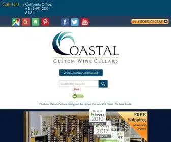 Winecellarsbycoastal.com(Distinctive Custom Wine Cellars and Commercial Wine Racking) Screenshot