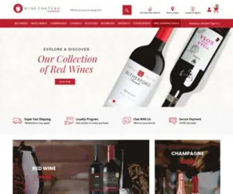Winechateau.com(Buy Wine Online) Screenshot