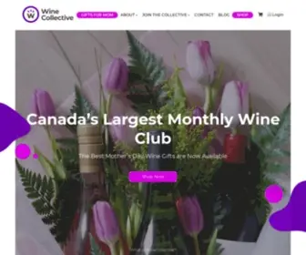 Winecollective.ca(The Best Wine Club serving Canada) Screenshot