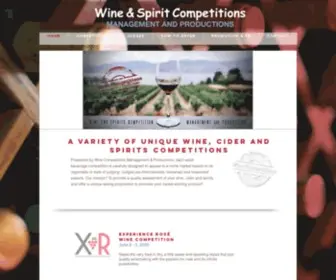 Winecompetitions.com(HOME) Screenshot