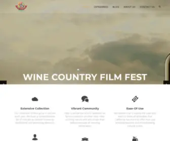 Winecountryfilmfest.com(Wine Country Film Festival) Screenshot