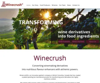 Winecrush.ca(Home) Screenshot