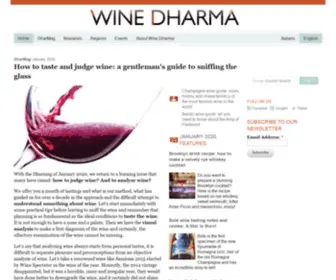 Winedharma.com(Wine Dharma) Screenshot