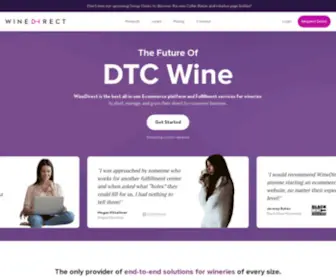 Winedirect.com(The Winery's Champion. WineDirect) Screenshot