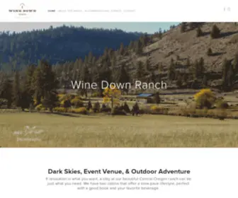 Winedownranch.com(Wine Down Ranch) Screenshot