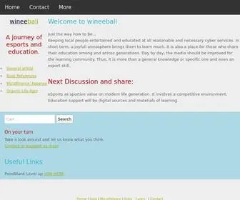 Wineebali.com(wineebali) Screenshot