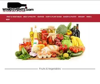 Wineevents.com(Deliverying Fresh Grocery and Wine All The Time) Screenshot