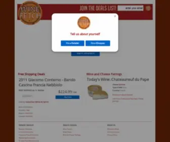 Winefetch.com(Wine search) Screenshot