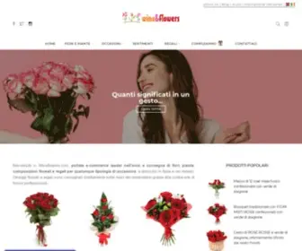 Wineflowers.com(Consegna Fiori a domicilio) Screenshot