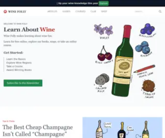 Winefolly.com(Wine folly) Screenshot