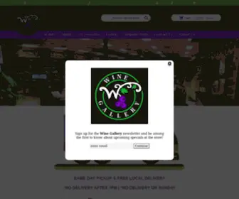 Winegalleryonline.com(Wine Gallery) Screenshot