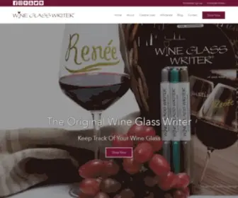 Wineglasswriter.com(Wine Glass Writer) Screenshot