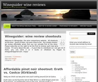 Wineguider.com(Wineguider wine reviews) Screenshot