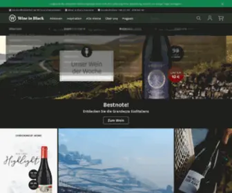 Wineinblack.de(Wine in Black) Screenshot