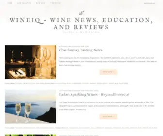 Wineiq.org(Wine News) Screenshot